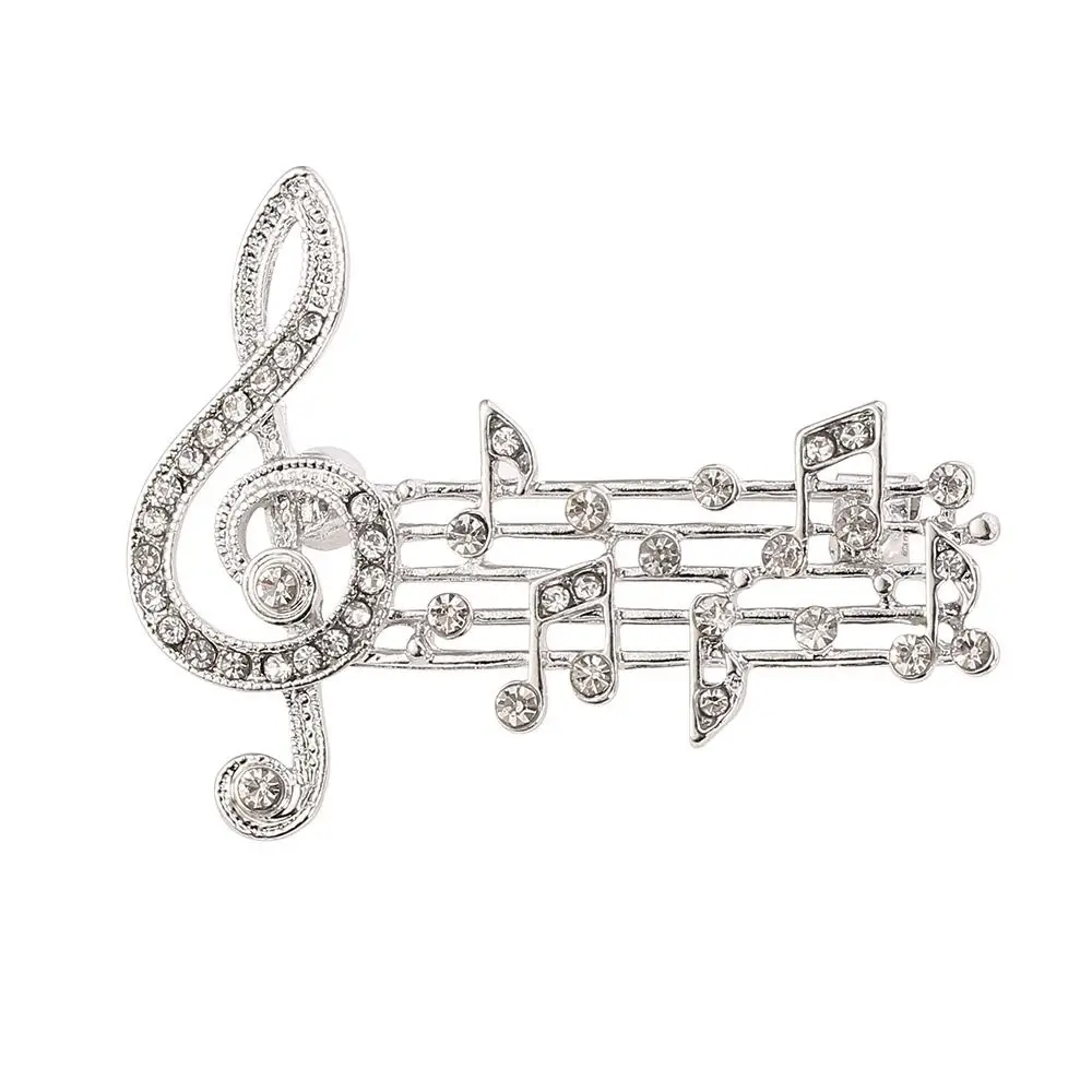 Sweater Coat Collar Pin Trombone Sax Luxury Sense Korean Style Badge Musical Instruments Brooch Women Brooch Music Score Brooch