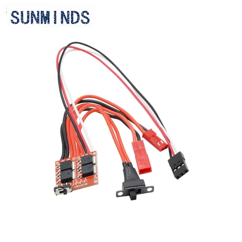 Bidirectional brush ESC with brake 10A 20A 30A Non-brake switchable RC RC model car boat