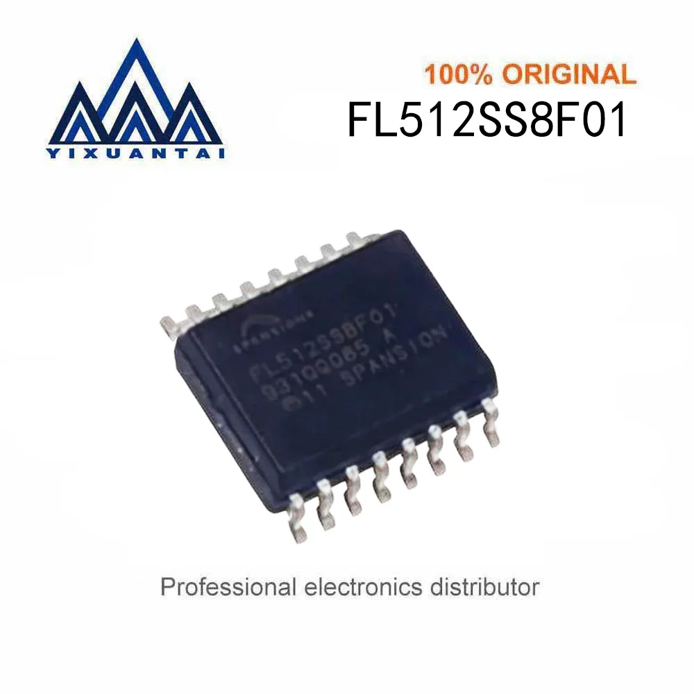 

2pcs/Lot S25FL512S8F0 S25FL512S8F01 FL512SS8F01 【IC FLASH 512MBIT SPI/QUAD 16-SOIC】New and Original