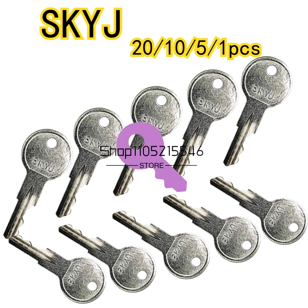 20/10/5/1pcs SKYJ Ignition Keys ELI80-0108 SKYJ-Key Compatible with Link Belt Compatible with SkyJack Compatible with Terex New