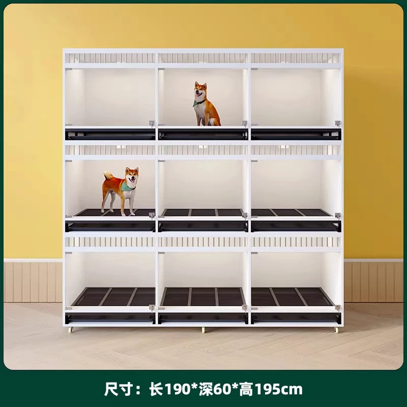 

Breeding Cage Dog Villa Custom Dog House Solid Wood Dog Cage Foster Display Cabinet