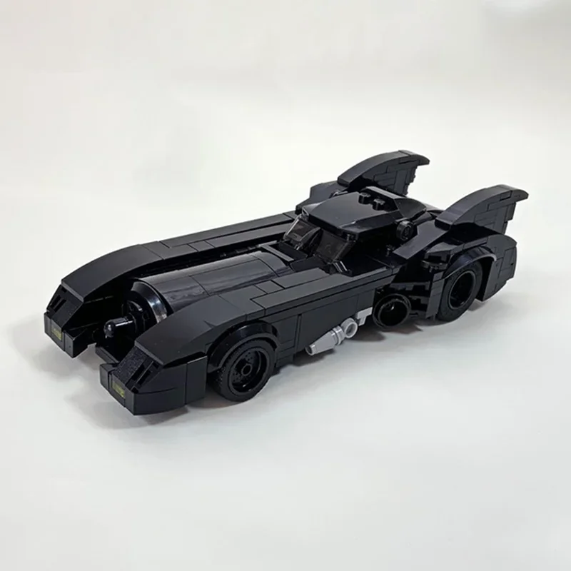 406PCS MOC Super Heroe Tim Burton's BatmobileS Sports Car Model Building Blocks Stacking Bricks Creative Toys Kid Gift Diy