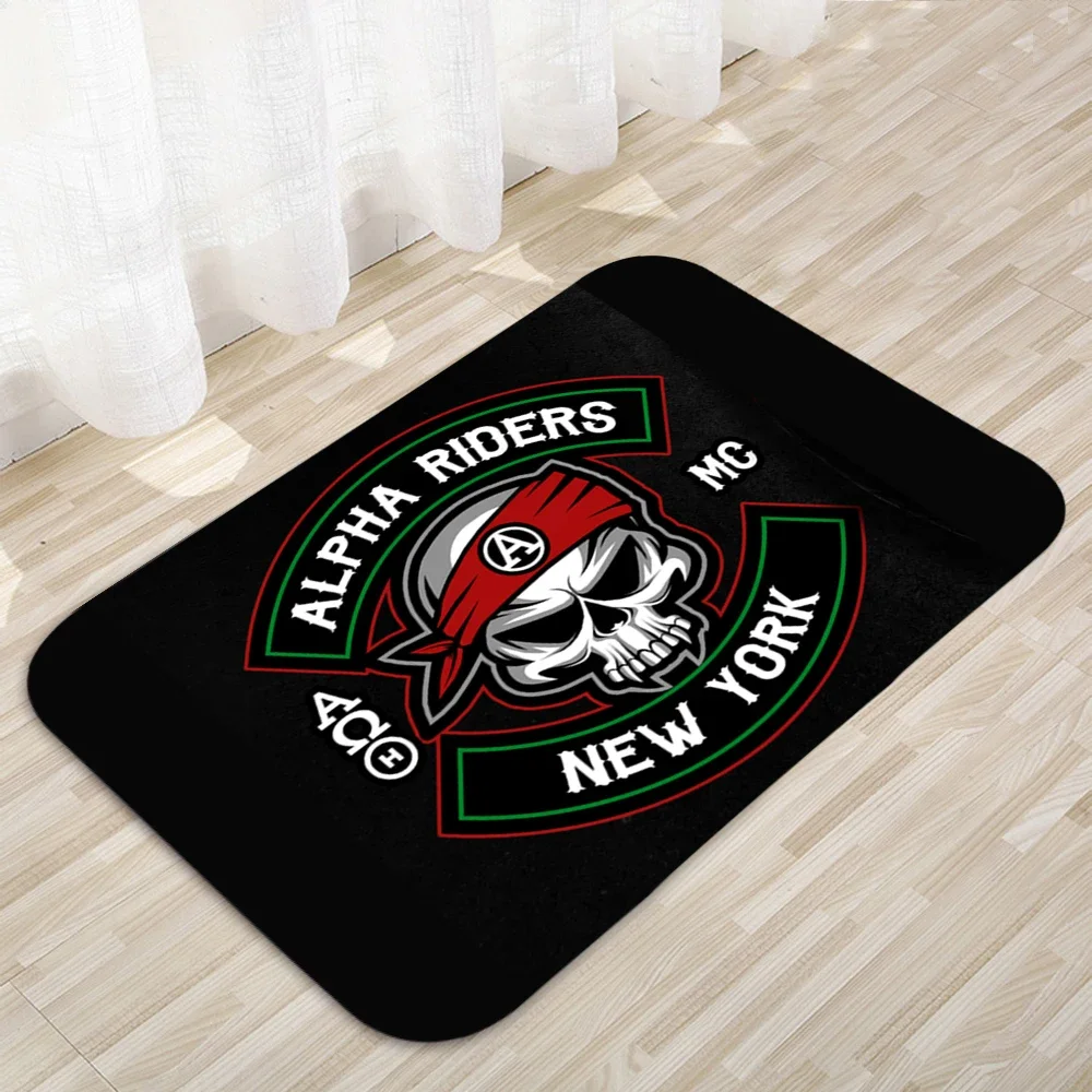 Motorcycle Addict Biker Chopper Bobber Motard Motorrad Floor Mats Home Carpet Door Mats Modern Home Decor Carpets 152