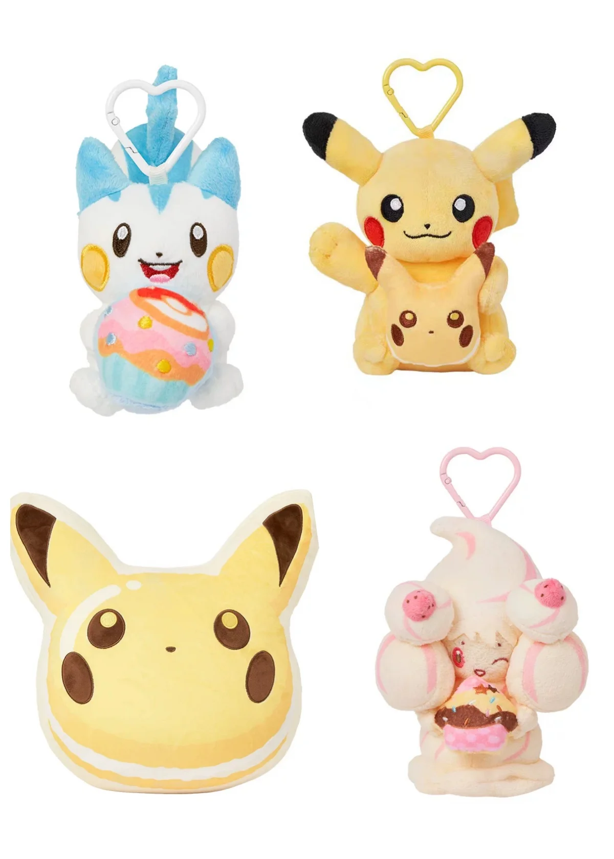 Sweet-talk Collection Pokémon Plush Toy Pendant Throw Pillow Game Party Birthday Gifts Kids Room Alcremie Pachirisu Pikachu