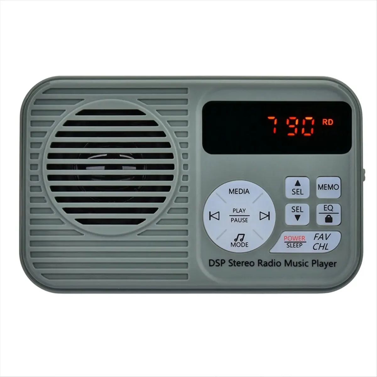 AC217★♠◐DSP Stereo Radio Mp3 Music Player High Quality Bluetooth Radio LED Digital Radio for Elderly Home Camping