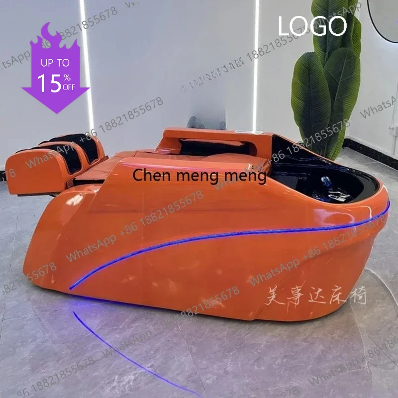 

D80 Barbershop Smart Massage Shampoo Chairs Multifunction Hair Salon Scalp Massage Water Cycle Shampoo Chairs Furniture