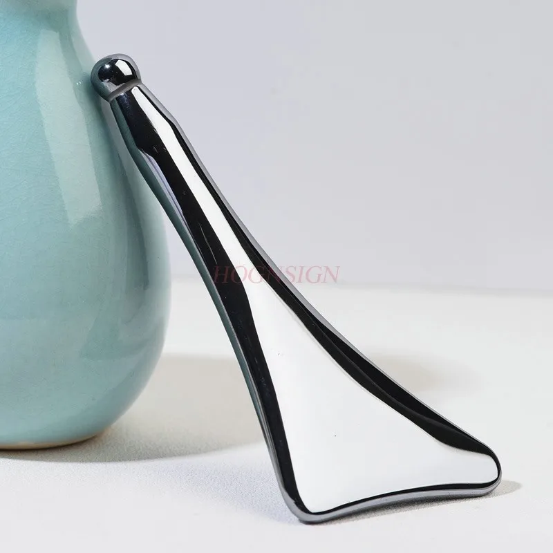 Terahertz Scraping Tool Facial Gua Sha Board Manual Massage Tool Energy Stone Massager Hot & Cold Compress Skin Care Health Care