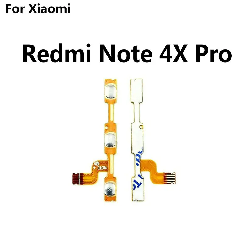 2 Stuks Nieuwe Power On/Off En Volume Up/Down Knoppen Flex Kabel Vervanging Voor Xiaomi Redmi Note 4 4pro 4X Pro Redmi Note 5 5A Telefoon