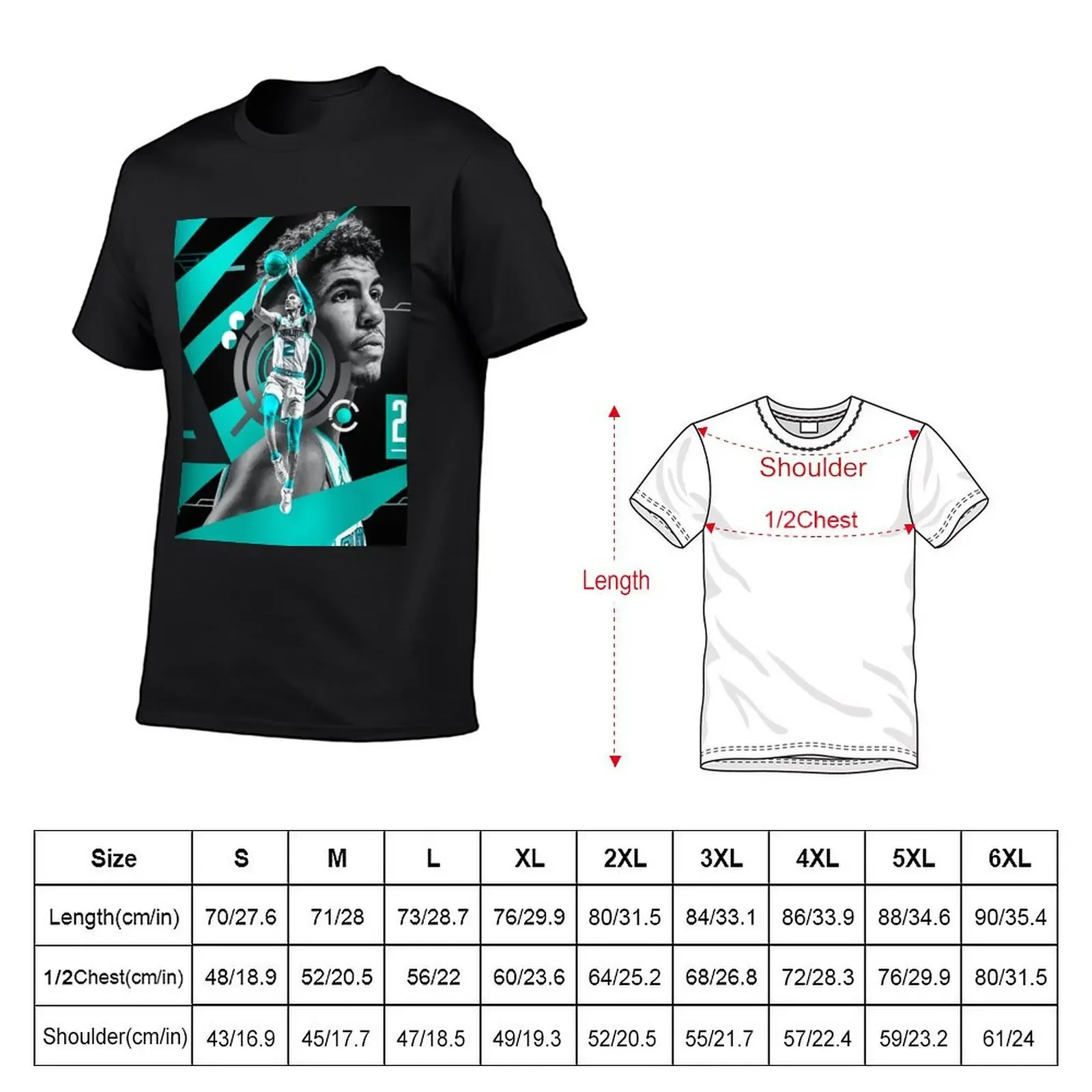 LaMelo Ball T-Shirt korean fashion shirts graphic fruit of the loom mens t shirts