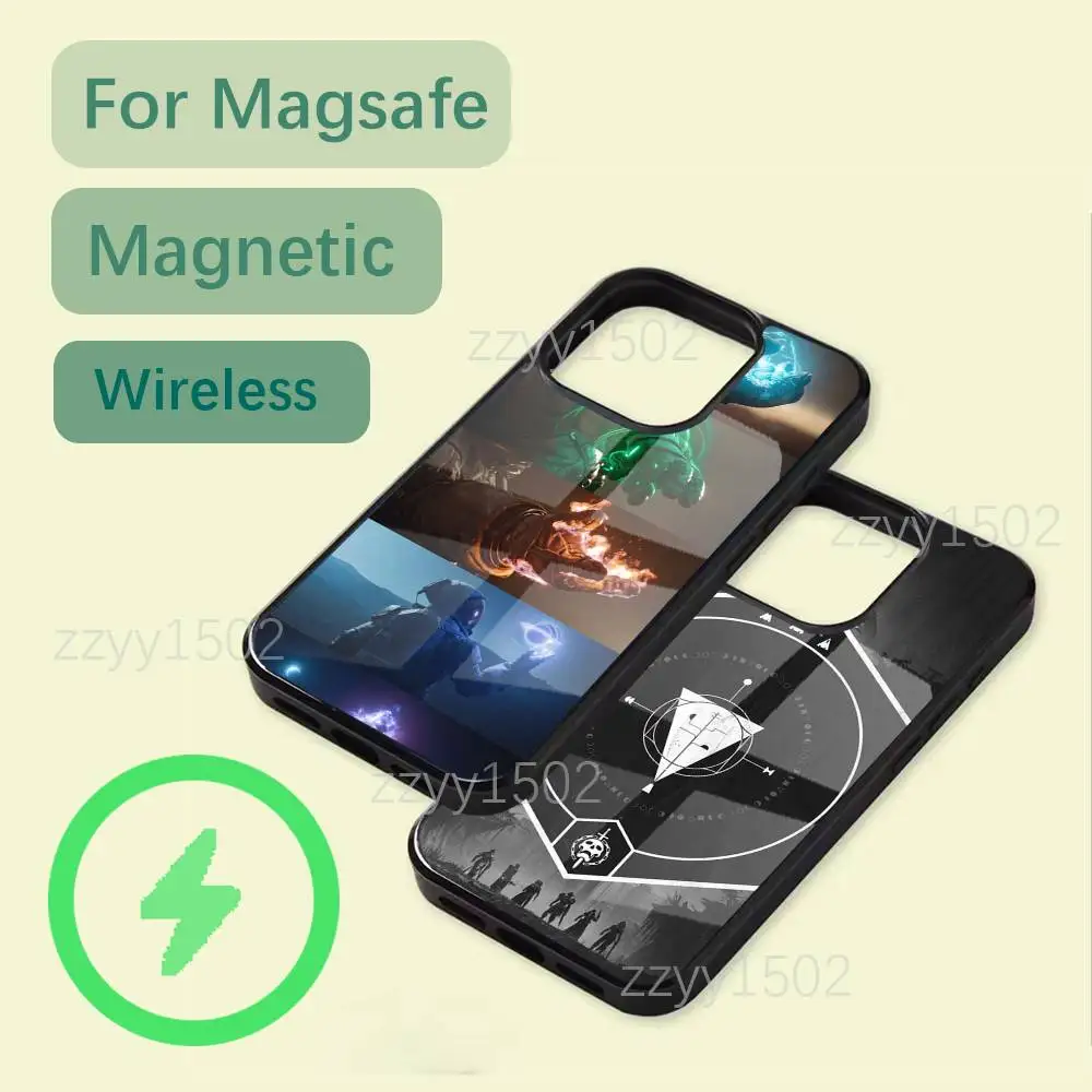 

D-Destiny 2 Game Phone Case For iPhone 17,16,15,14,13,12,11,Pro,Max,Plus,Mini,SE4,E Magsafe Wireless Charging