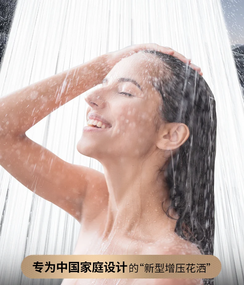 15 cm großes Panel Hochdruck-Duschkopf mit Filter, 3 Modi, großer Durchfluss, Sprühdüse, Regendusche, Wasserhahn, Badezimmer-Zubehör – Detail 13