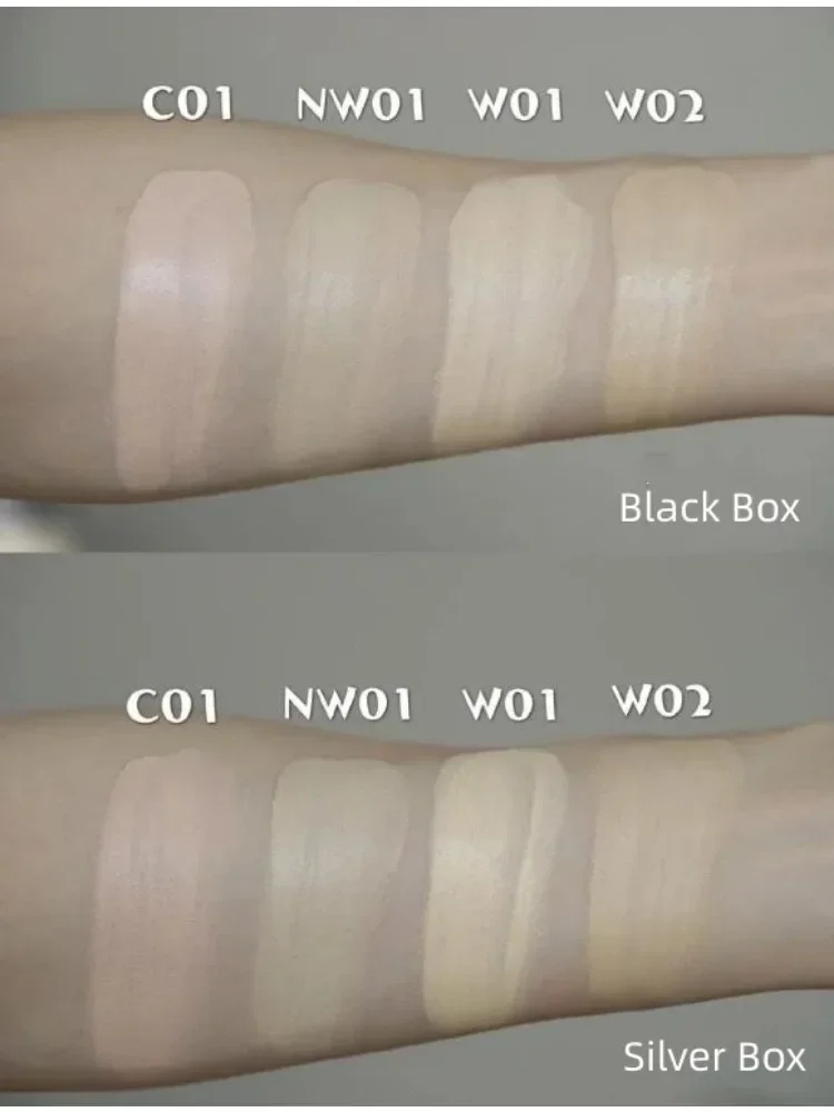Con ricariche! Trucco coreano Soft Focus Controllo dell'olio Scatola bianca Cuscino d'aria Fondotinta Crema Base per trucco Idratante Bellezza rara