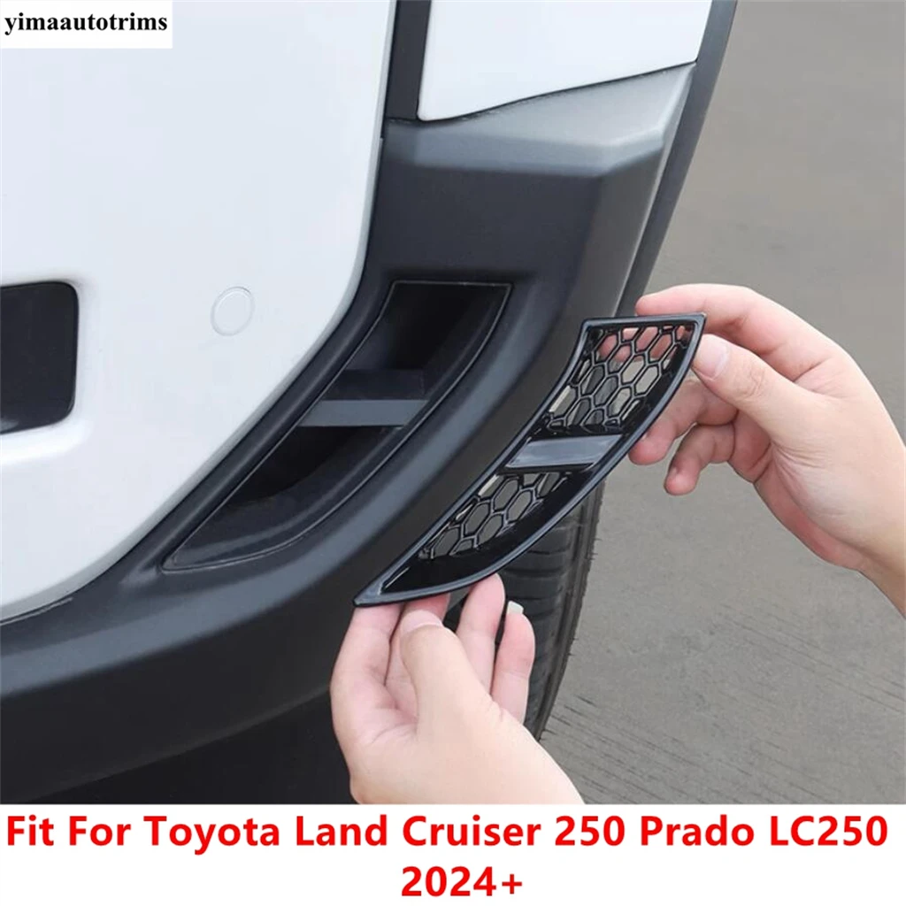 

Front Fog Lamp Light Eyebrow Air Inlet Frame Sticker Cover Trim Accessories For Toyota Land Cruiser 250 Prado LC250 2024 2025