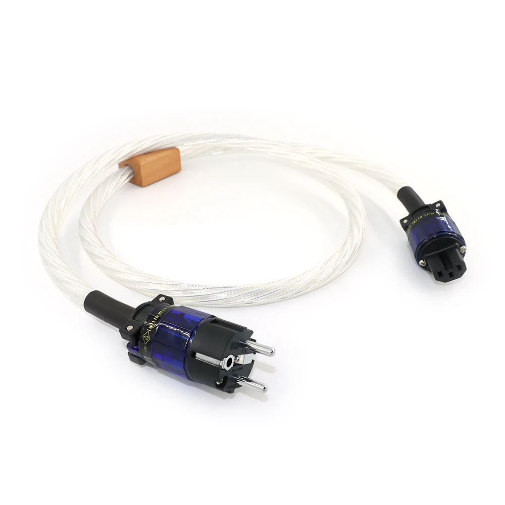 High Quality Nordost Odin Sterling 7N  silver Plated Power Cable  With FURUTECH EU/US/UK Power Plug