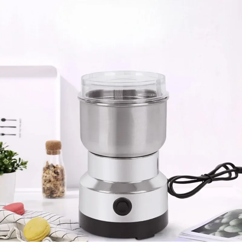 Multipurpose Electric Coffee Bean Grinding Tool Stainless Steel Milling Machine for Seeds Spices Herbs Nuts Coffee Grinder