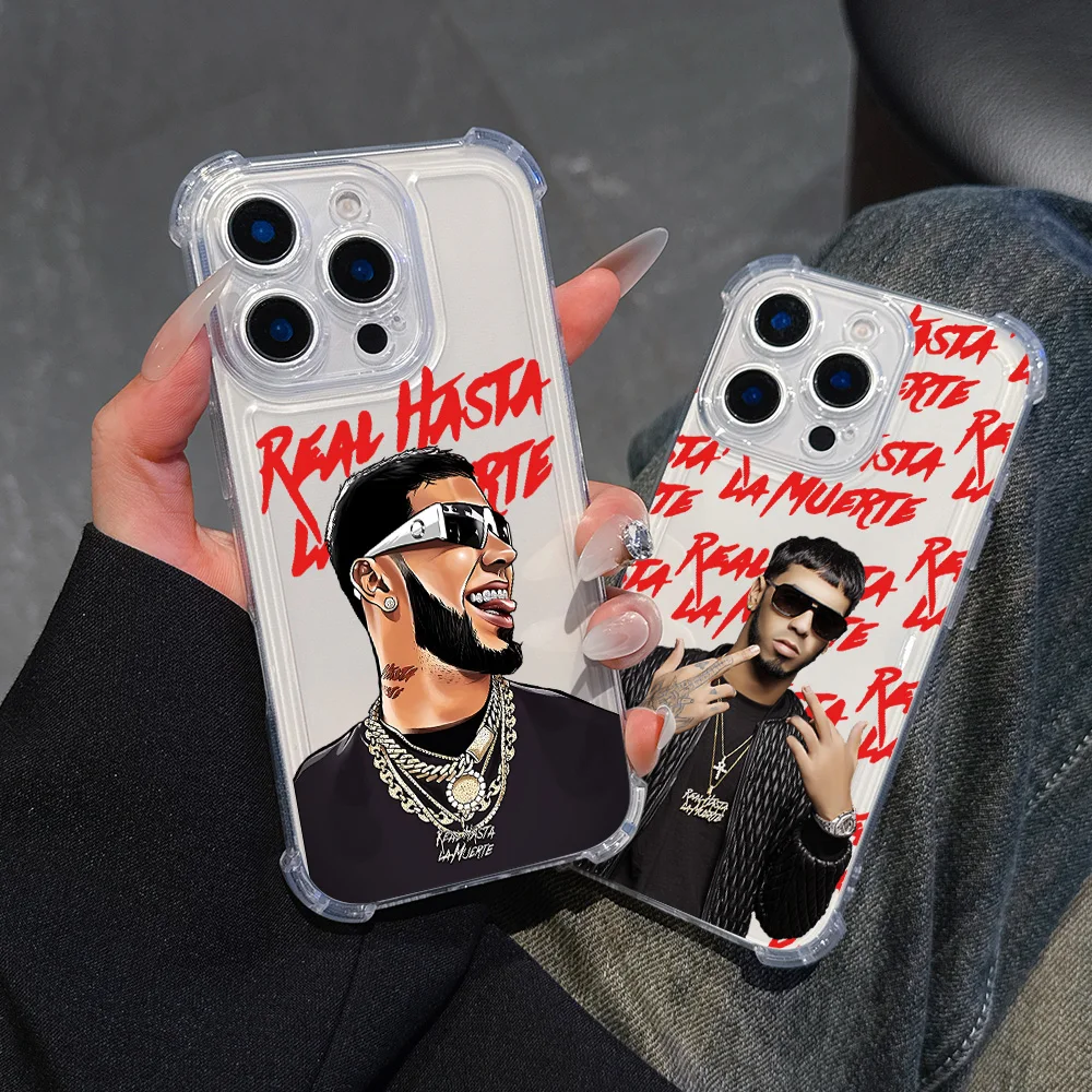 Anuel AA rapper Hot Phone Case For Oppo A3x A3 A78 A74 A76 A72 A58 A57 A54 A53 A38 A31 A15 A16 A9 A7 A5 4G 5G Anti Fall Cover