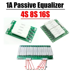 4S 8S 16S 1A Passive Battery Balance Board Equalizer Li-ion LiFePO4 Lithium For 12V 24V 48V 60V 18650 26650 21700 32650 BMS