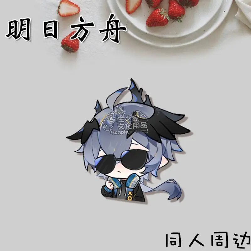 Arknights Logos غطاء سلسلة مفاتيح ، دبوس تعليق ، شارة تأثيري ، حقيبة ظهر للملابس ، هدية ، ساخنة ، أو