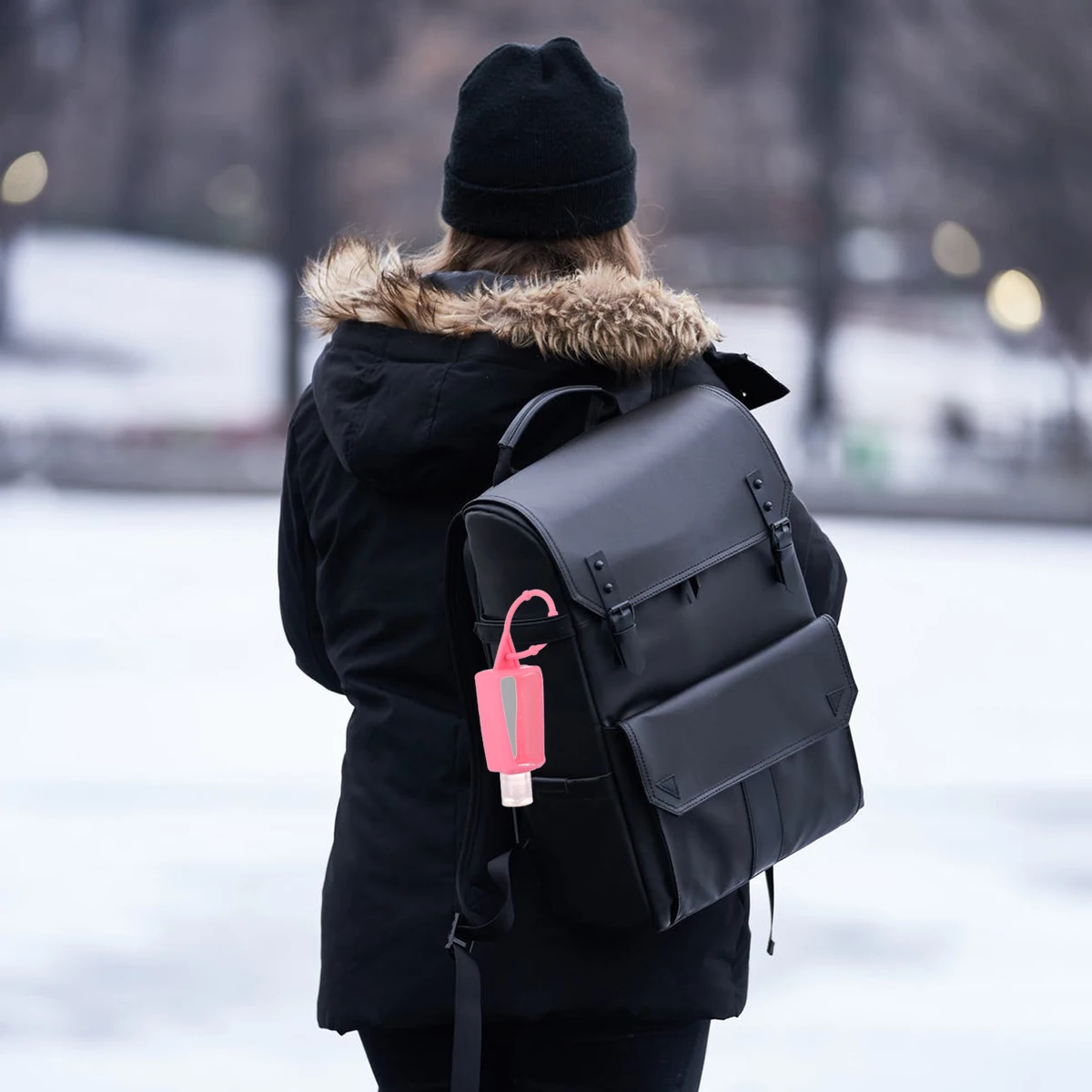 

10pcs Silicone Protect Case For Perfume Bottle Portable Protective Cover With Hanging Rope Durable Adjustable Strap Travel