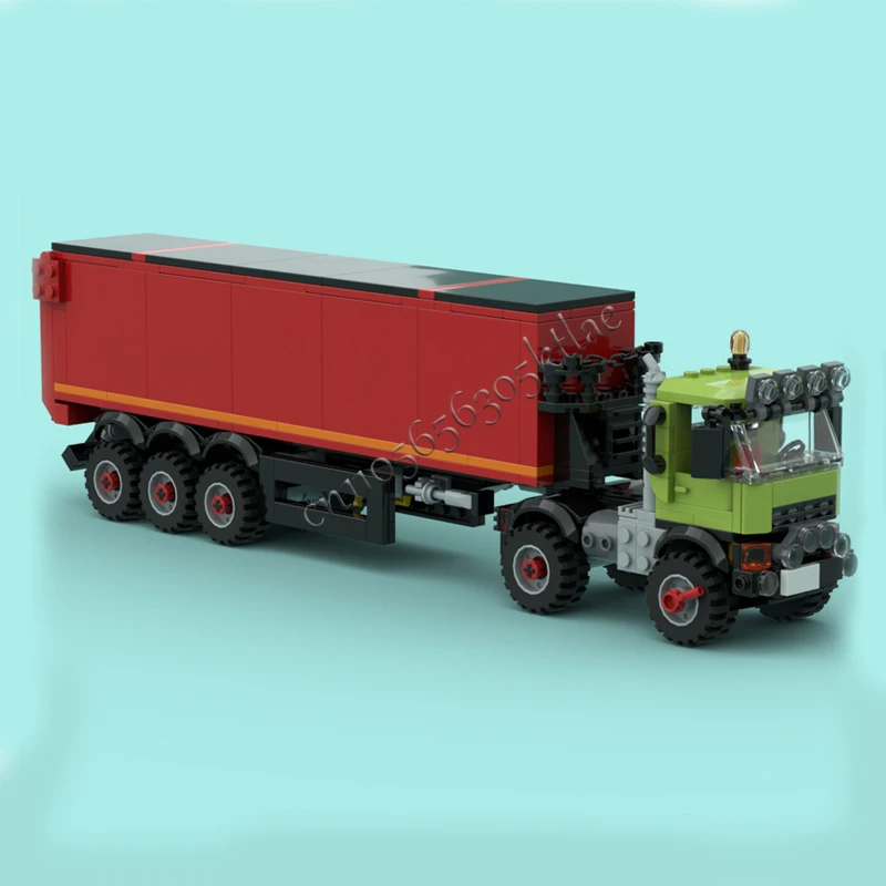 482 PCS MOC Agro Camion E Grano Rimorchio Building Block Modello FAI DA TE Set Educazione Assemblaggio Mattoni Giocattoli Per Bambini Regali Di Compleanno