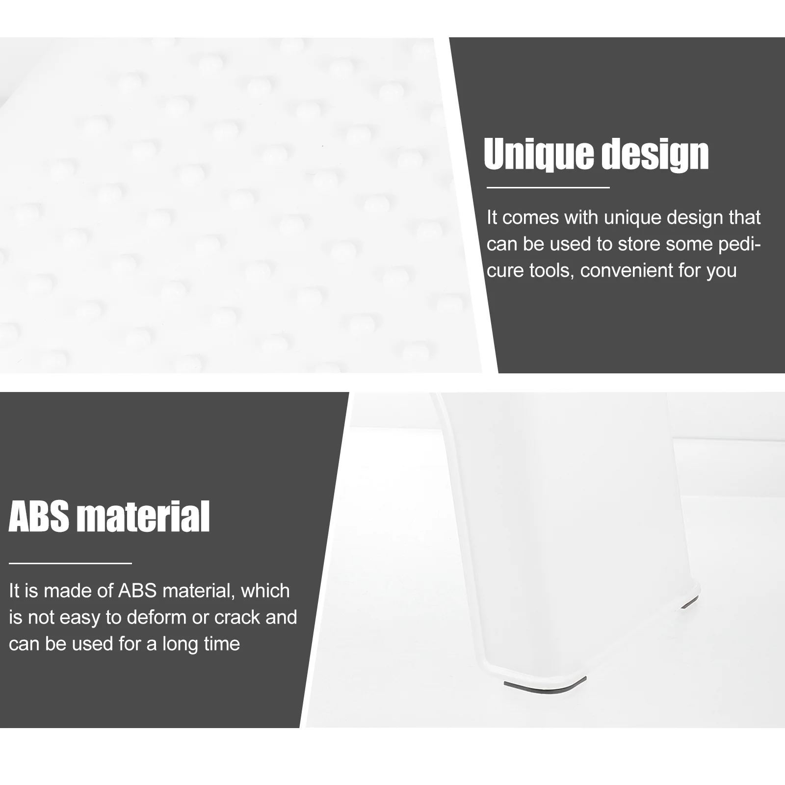 

Pedicure Foot Stool Non-Skid Shower Footrest For Home Salon Pedicure Massage Support Sturdy Leg Shaving Bath Foot Rest