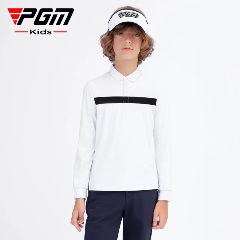 

PGM new children's golf clothes long-sleeved T-shirt boys autumn and winter youth golf clothing sportswear