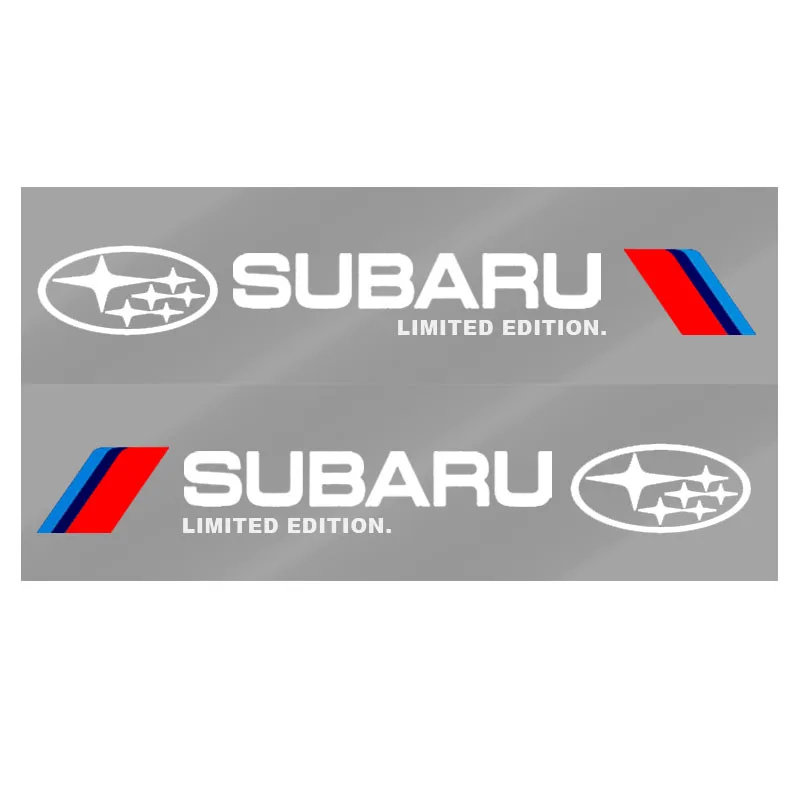 2 قطعة باب السيارة عاكس الجانب ملصق الجسم الرسومات ملصق حائط من الفينيل لسوبارو فورستر Xv امبريزا Wrx Sti 2010 Outback Legacy #4