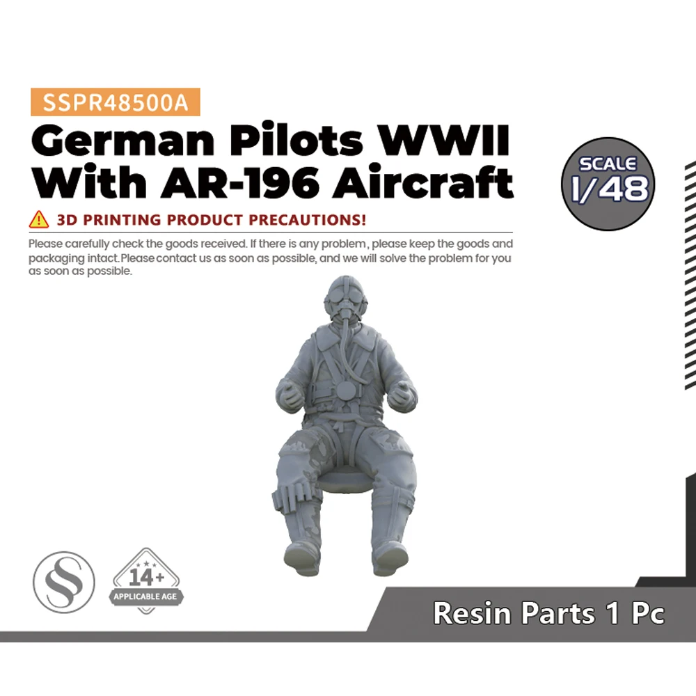 SSMODEL SSPR500A 1/87 /72 1/48 1/32 1/35 1/144 German Pilots WWII With AR-196 Aircraft