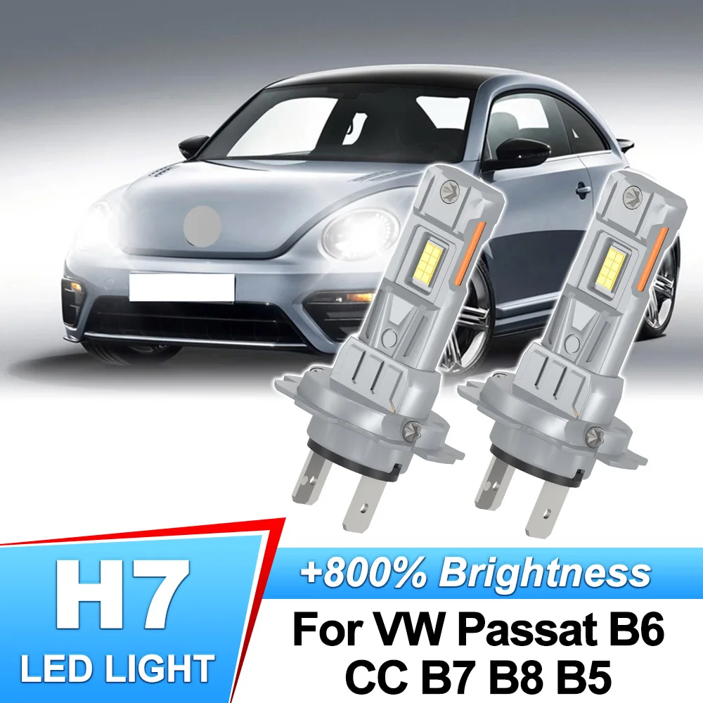 

Canbus Led Headlight Bulbs H7 LED Car Lights 6000K 200W 12V 30000LM Super Bright Auto Headlamps For VW Passat B6 CC B7 B8 B5