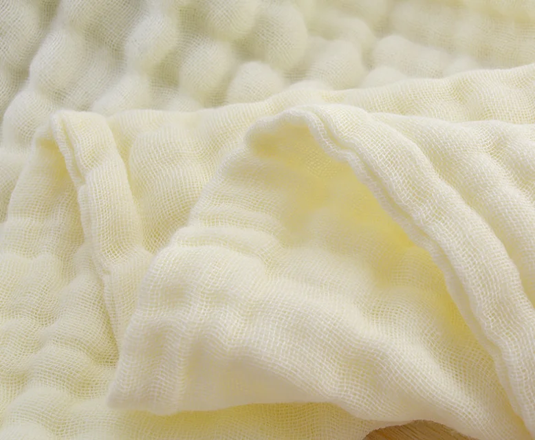 Custom Ultra Soft 100% Organic 6 Layers Gauze Face Towels Wholesale Cotton Muslin Baby Washcloth