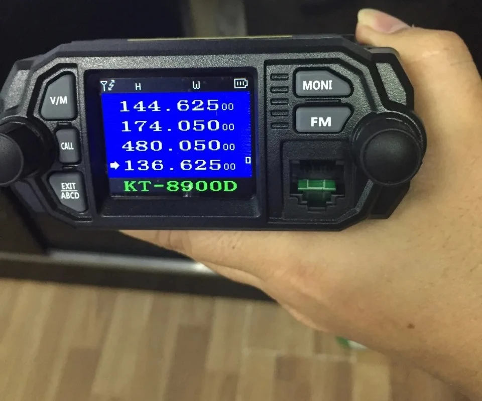 Rádio Veicular KT8900D de Plataforma Dupla com UV de Banda Dupla para Walkie-Talkie, Mini Rádio de 25W para Viagens de Carro
