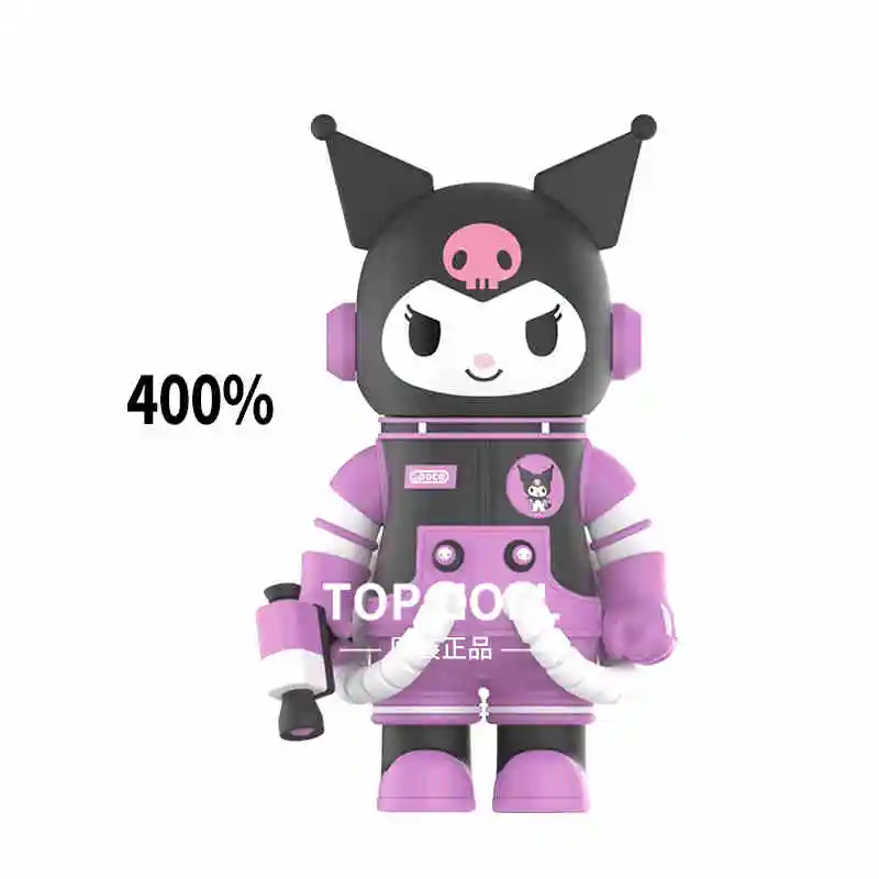 Caixa cega original espaço molly400% sanrio família na moda jogar grande bebê mega coleção estatueta modelo estátua boneca presente