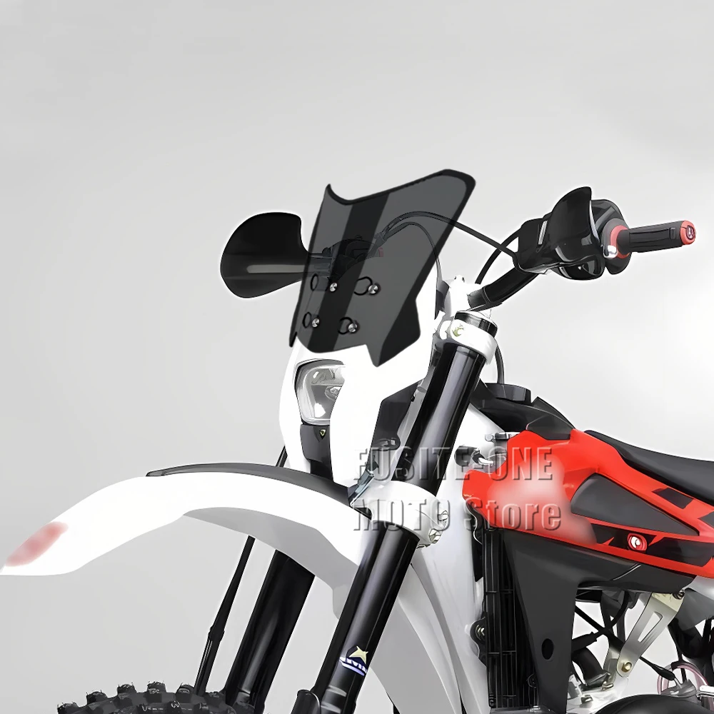 

For Huswana wr 125 250 300 WR125 WR250 WR300 motorcycle adventure windshield extension style Windscreen Wind Deflector Screen