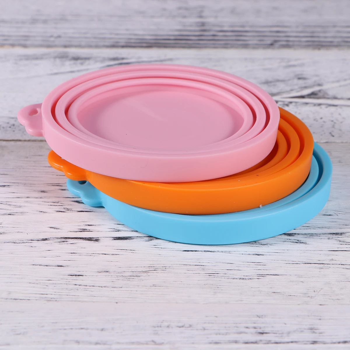 

3pcs Silicone Can Cover For Pet Food Storage Multiple Sizes Reusable Airtight Lid Bacteria Resistant Washable For Cat Canned
