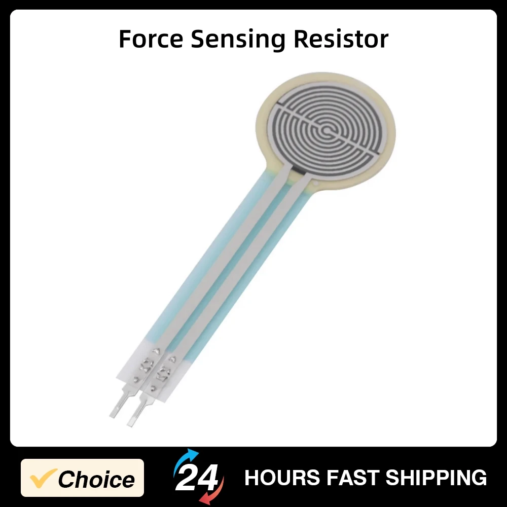 Capteur de pression résistif à couche mince FSR402, Compatible avec une longue plage de détection de queue de 0g à 10kg, zone de détection 1.27cm / 0.5"