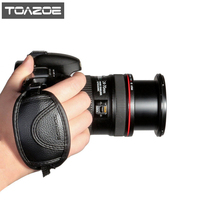 TOAZOE Leather Hand Grip Strap for Canon Fujifilm Nikon Sony and more DSLR Mirrorless Cameras