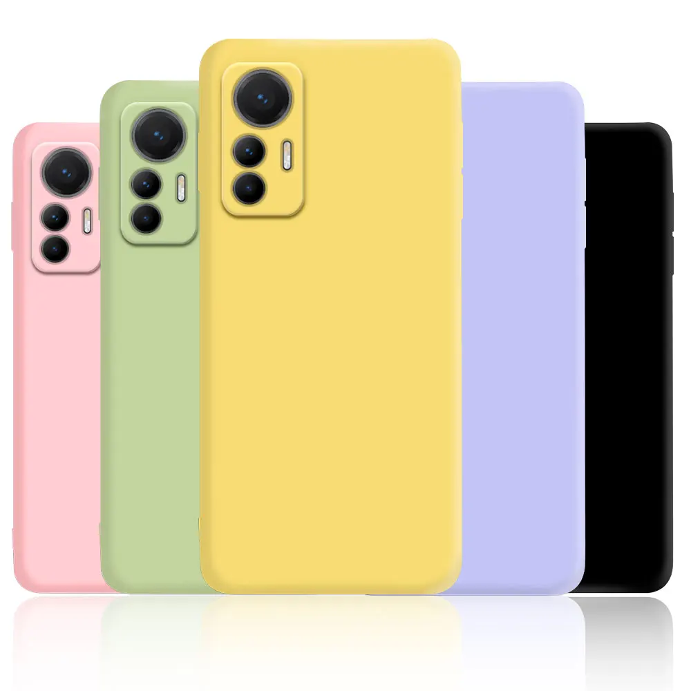 Luxury Liquid Silicone Phone Soft Case for Xiaomi Mi 12 12S 12X 12T 13 Pro Mi12 Lite NE Mi 13T Pro Mi13 Lite 5G Cover