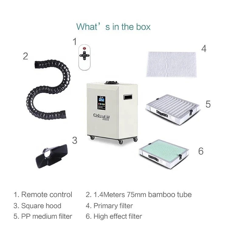 Bea.uty Salon Nail Dust And Smoke Vacuum Collector Air Purifier High Quality Fume Extractor