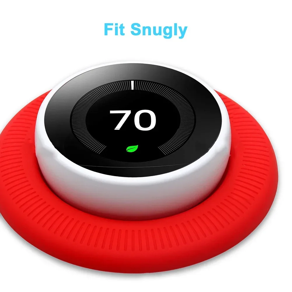 Thermostat Silicone Cover Nest Thermostat Case Display Brightness Easy-to-install Light Brightness Modern Look