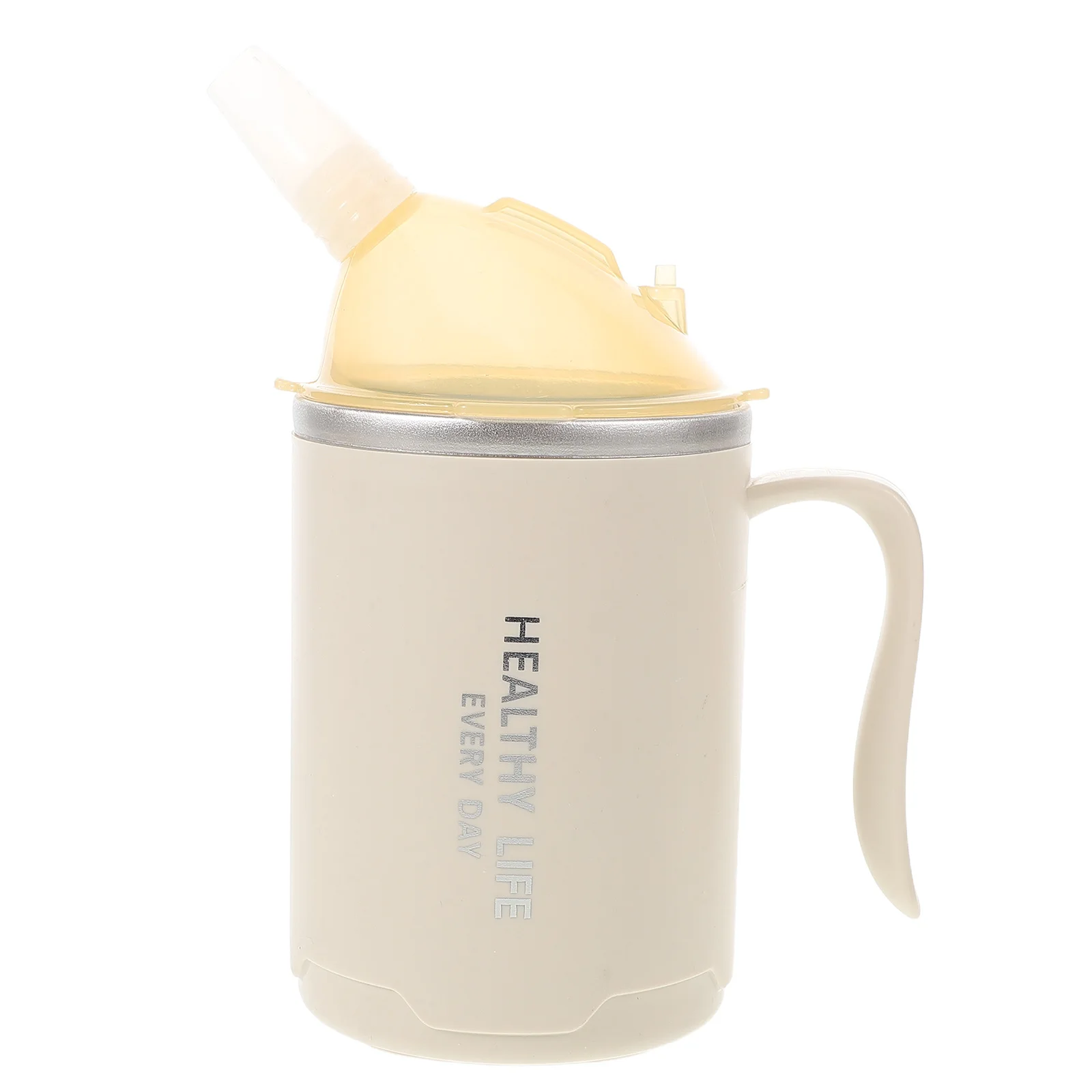 

Nursing Cup Dysphagia Cups Drinking Beakers Elderly Stainless Steel Pregnant Woman Leak Proof Soft Suction