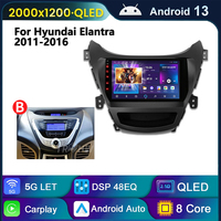 For Hyundai Elantra Avante I35 2011-2016 Android Auto Car Radio Carplay Multimedia Video Player WIFI Auto Bluetooth Car Stereo