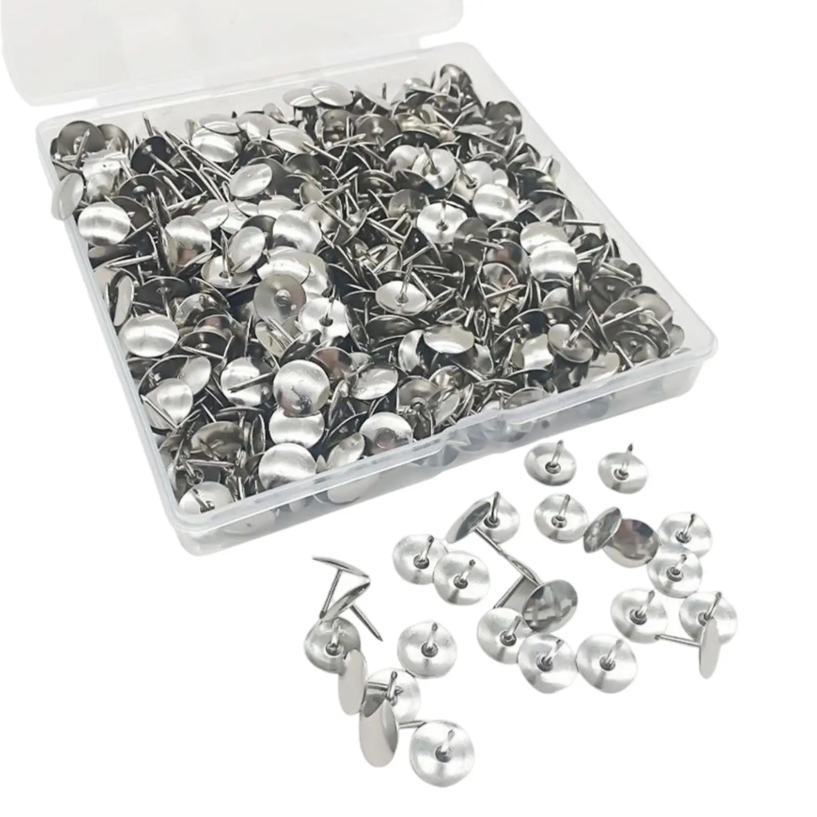 600Pcs Metal Push Pins Pictures Notice Marking Office Decorative