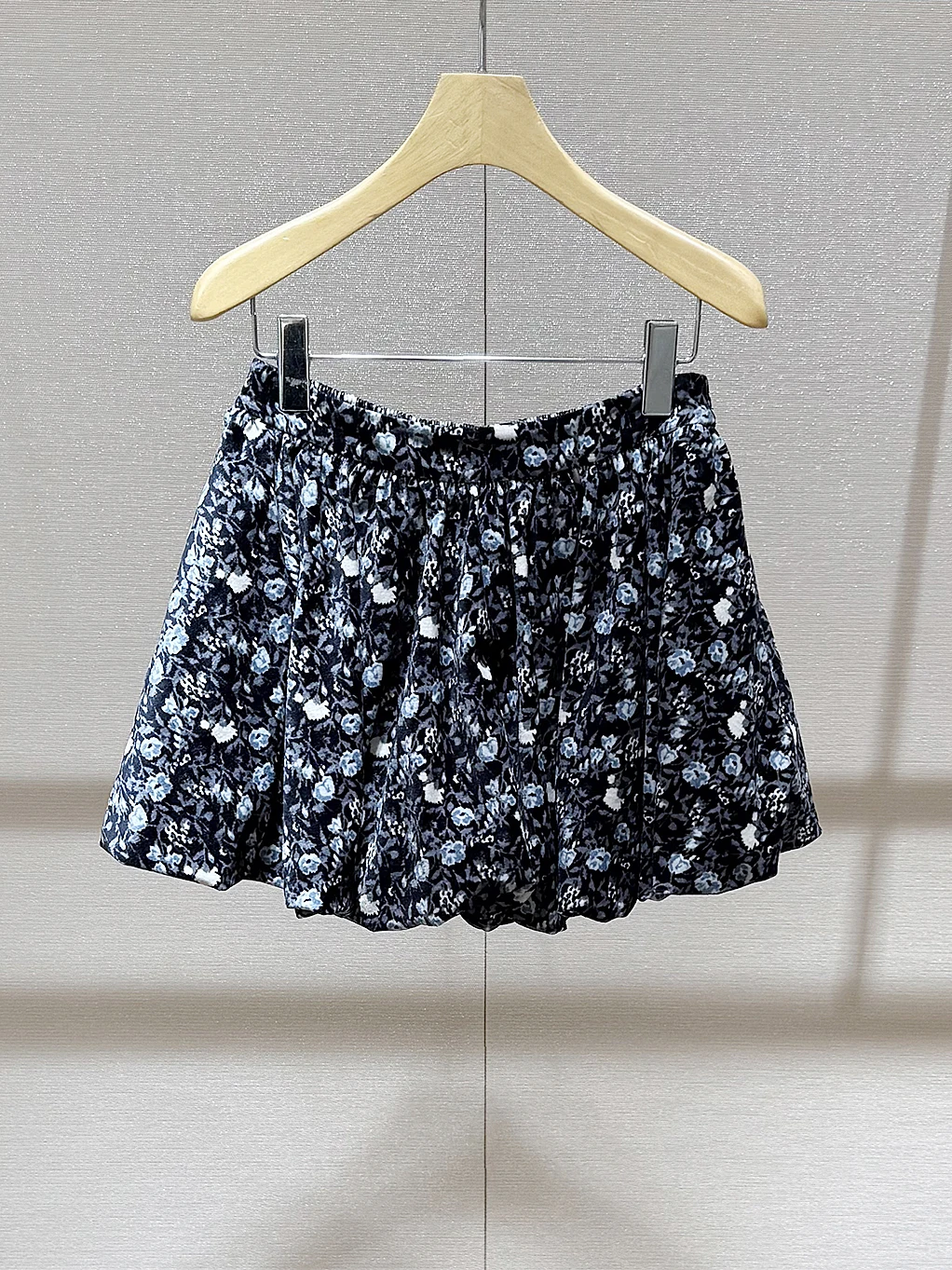 Taille haute jupe trapèze pour ort femmes taille élastique plissée minceur imprimé fleuri décontracté femmes jupes ort jupes