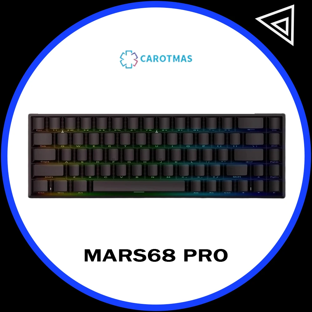 

Irok Mars68pro Keyboard Magnetic Switch 8k Wired/2.4G Wireless E-Sports Gaming Mechanical Keyboard Customized Pc Accessories