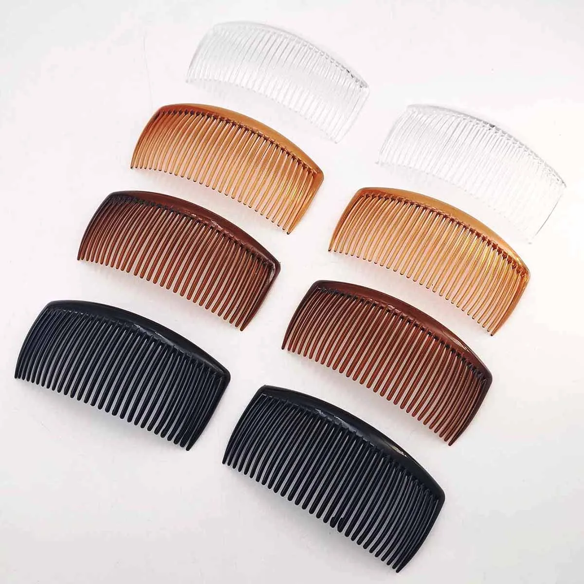1/4/8/12/50 PCS 1/4/8/16 PCS 29 Teeth Plastic Hair Side Comb Simple Hair Accessories Strong Hold Hair Comb For Women Girls