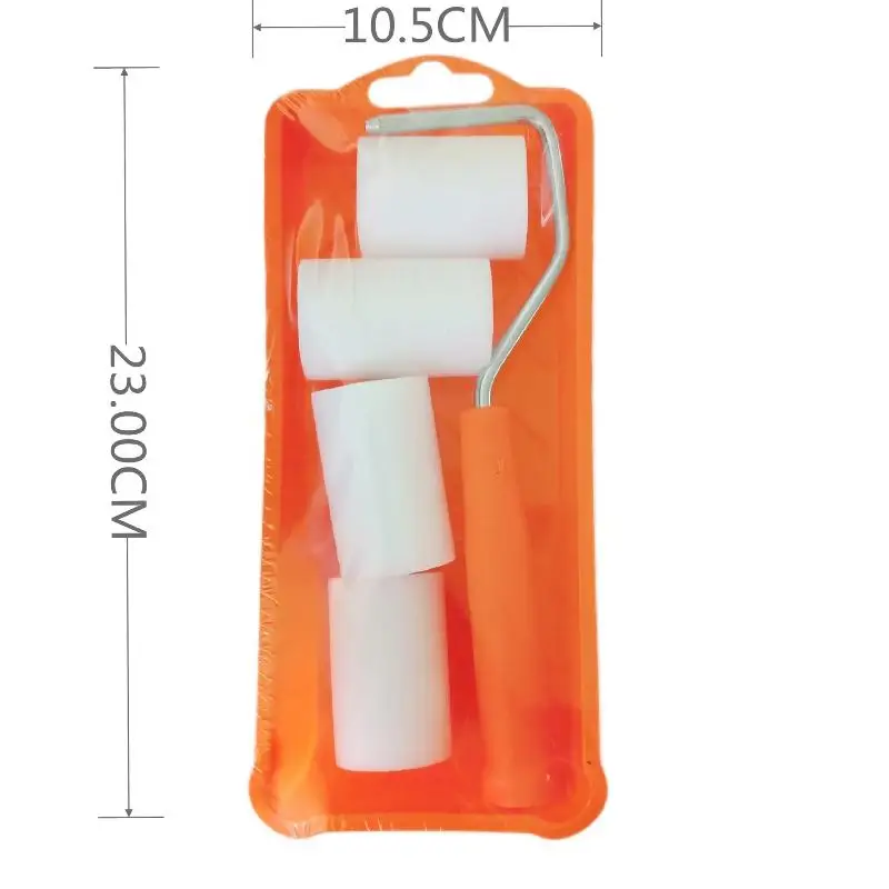 

6Pcs High-Density Foam Paint Roller Paint Tray Liner Decor Tools 2 Inches Small Paint Roller Kit Home Painting Supplies Hardware