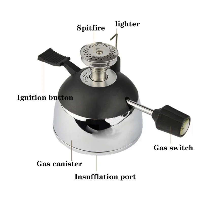 HG2716 Mini gas burner Tabletop Gas Butane Burner Heater for Siphon Mocha pot gas stove coffee maker 1pc