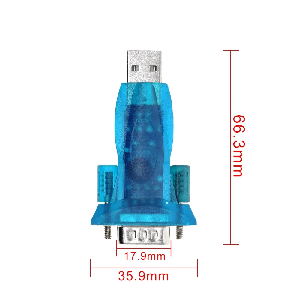 TZT 1/3 قطعة HL-340 USB إلى RS232 COM ميناء المسلسل المساعد الشخصي الرقمي 9 دبوس DB9 محول دعم Windows7-64 #4