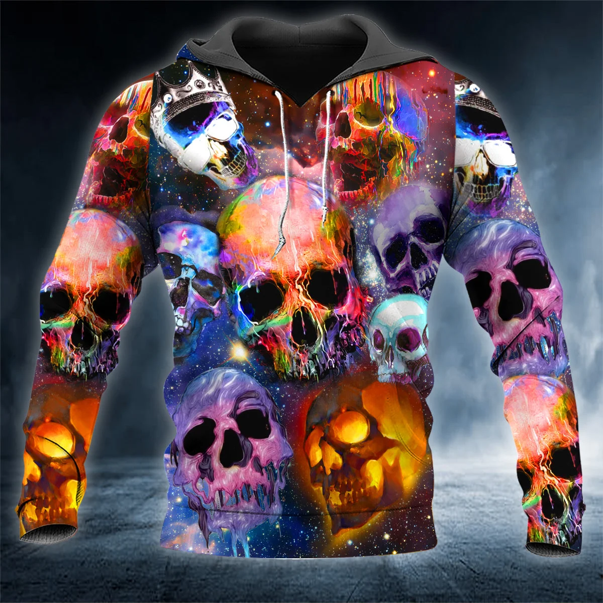 3D Print Skeletor Casual Goth Hoodie Men Punk Horror Skull New Arrival Oversize Long Sleeve Pullover Autumn Winter High-quality