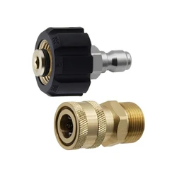 3/8in1/4inM22-14 and 15 Male/female head Kit High Pressure washer adapter for quick connection gun quick connector